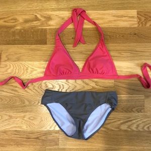 Prana two color bikini, size small